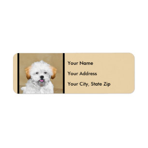 Lhasa Apso Puppy Painting - Cute Original Dog Art