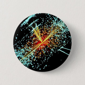 LHC Collision 6 Cm Round Badge