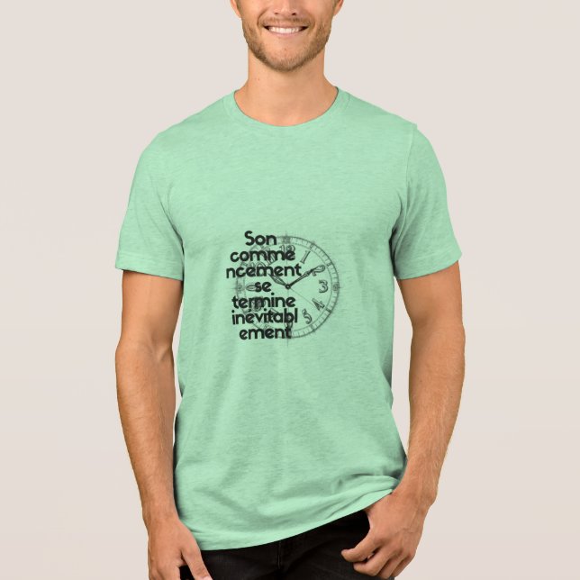 l'heure Tri-Blend shirt (Front)