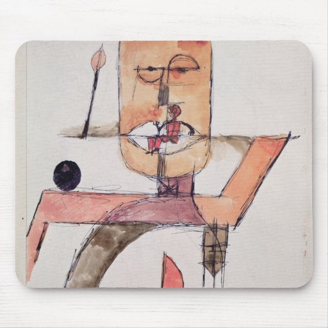 L'Homme est la Bouche du Seigneur Mouse Pad (Front)