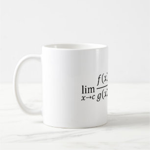 L'Hopital's Rule - Math And Calculus Basics T-Shir Coffee Mug