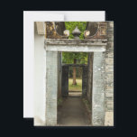 Li garden Series - Hidden Elegance Card<br><div class="desc">Discover the quiet beauty of Li Garden, a historic Chinese garden in Kaiping. This postcard captures a timeless stone corridor - where even silence tells a story. 📍Location : Li Garden, Kaiping, China 📸Photographer : Bruce Yu Perfect for collectors, travel lovers, cultural gift seekers, or anyone drawn to Eastern aesthetics...</div>