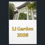 Li Garden Series: Journey Through the Seasons 2026 Calendar<br><div class="desc">Step into the timeless charm of Li Garden through the lens of the photographer himself. Li Garden Series: Journey Through the Seasons 2026 captures the elegance of its classical pavilions, intricate gateways, and tree-lined walkways as they shift through the year’s changing light. The front cover image — a graceful traditional...</div>