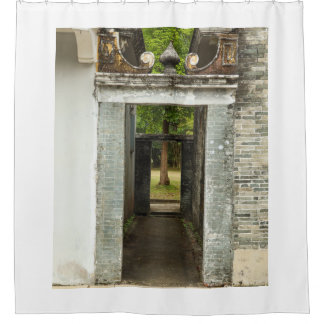 Li Garden Series: Serene Corridor Shower Curtain
