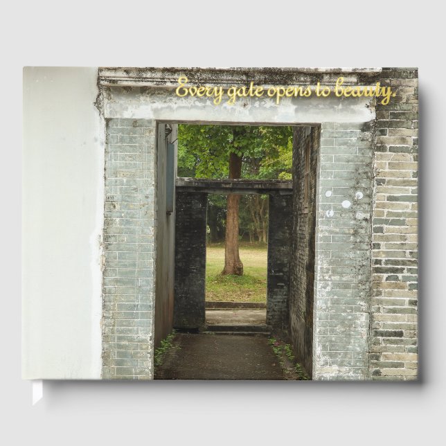 Li Garden Series: Serenity Guestbook (Front)