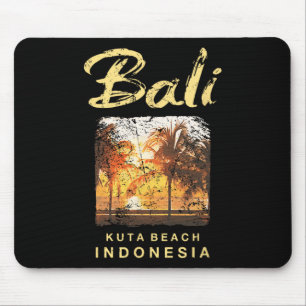 Li Kuta Beach Indonesia Vintage Surfing Men Women Mouse Pad