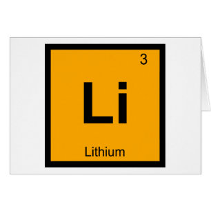 Li - Lithium Chemistry Periodic Table Symbol