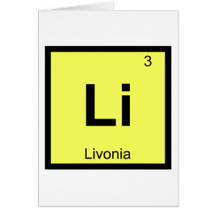 Li - Livonia Michigan Chemistry Periodic Table