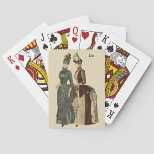 LIA ~ VINTAGE FASHION ~ COSTUMES ~ PLAYING CARDS