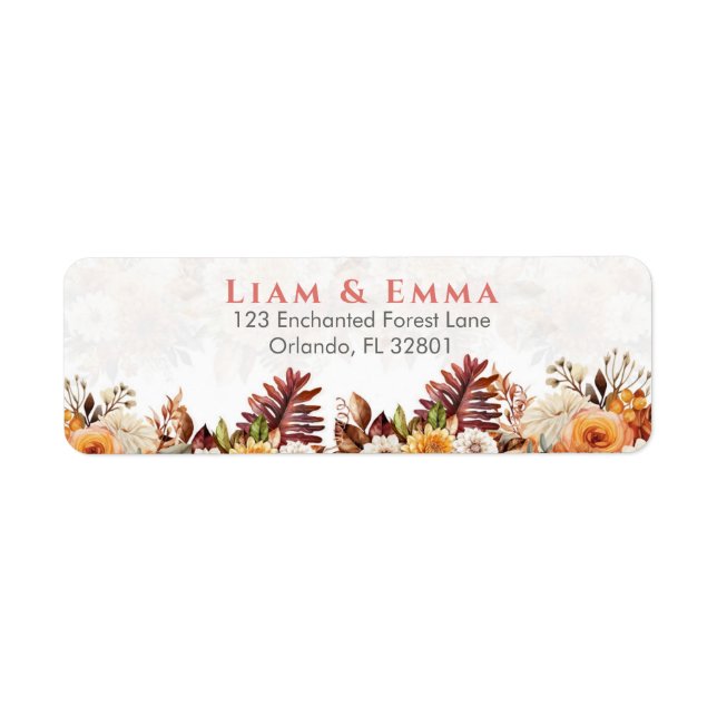 Liam and Emma Storybook Floral Wedding Unity Pilla (Front)