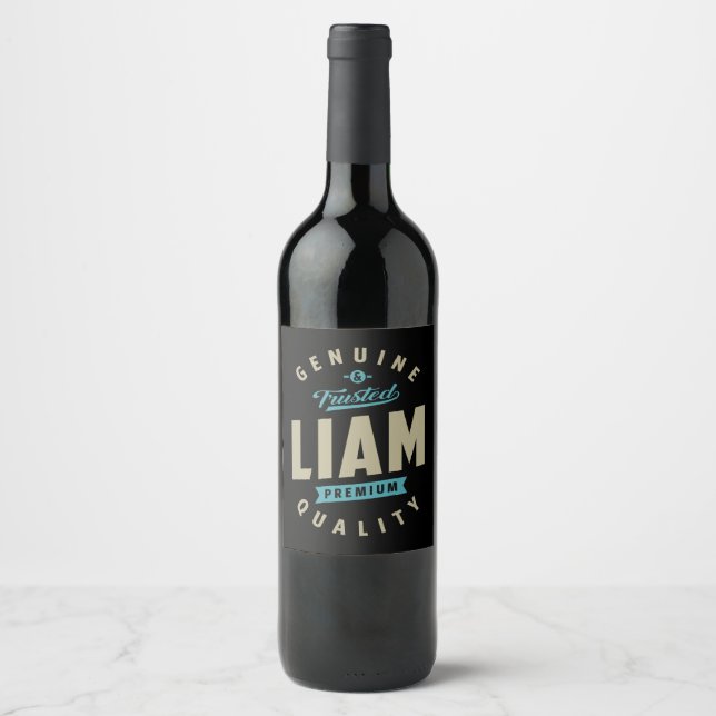 Liam Genuine Wine Label (Front)