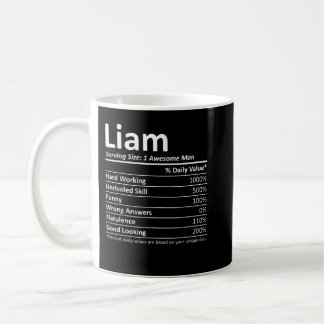 LIAM Nutrition Funny Birthday Personalized Name Gi Coffee Mug