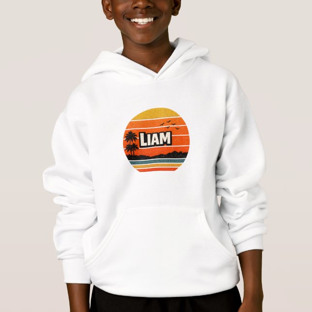 Liam Retro Personalized Name Design (Front)