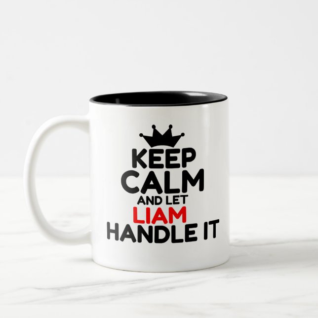LIAM Two-Tone COFFEE MUG (Left)