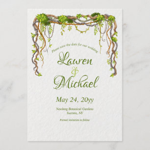 Liana Branches Save the Date Announcement