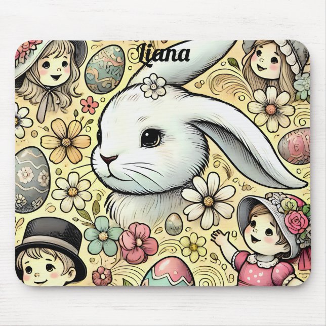 LIANA ~ Vintage Easter ~  Mouse Pad (Front)