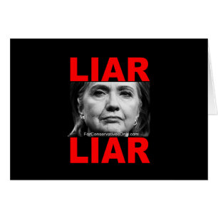 Liar Liar Hillary Clinton