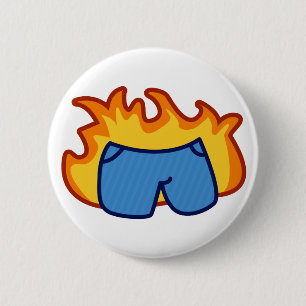 Liar, Liar, Pants on Fire 6 Cm Round Badge