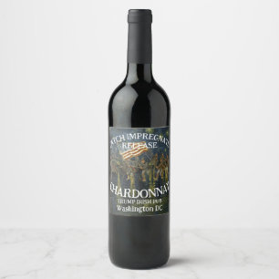Liar Trump Family Home Ponzi Medicare HealthCare Wine Label