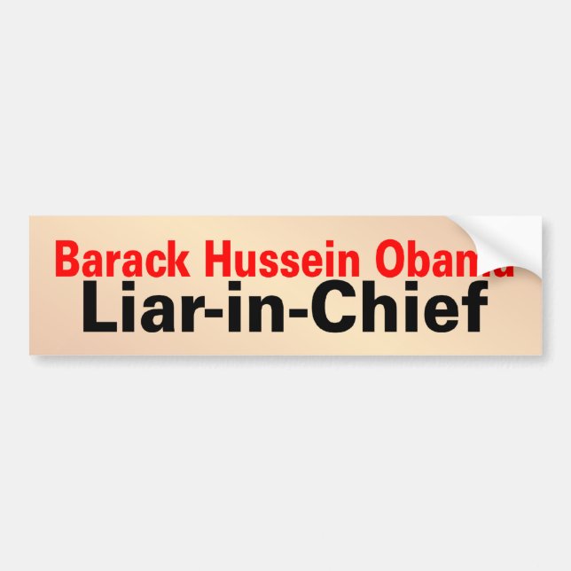 LiarInChief Bumper Sticker (Front)