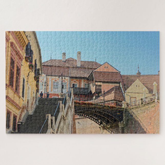 liar's bridge sibiu romania jigsaw puzzle (Horizontal)