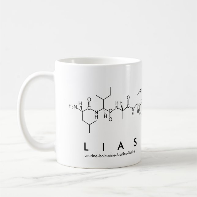 Lias peptide name mug (Left)