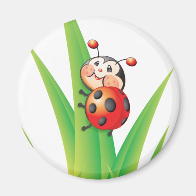 Libby the Ladybug Magnet (Front)