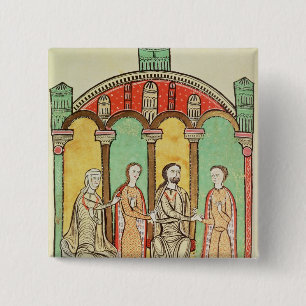 Liber Feudorum 15 Cm Square Badge