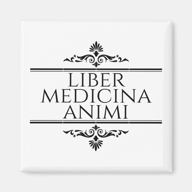 Liber Medicina Animi Magnet (Front)