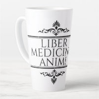 Liber Medicina Animi Magnet Button Keychain Bottle