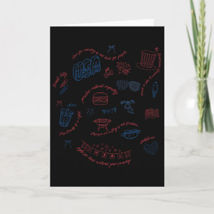 Liberal 4th Of July Patriotic Subtle Coquette Anti Card