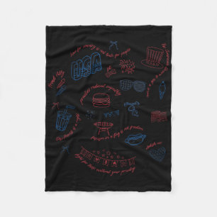 Liberal 4th Of July Patriotic Subtle Coquette Anti Fleece Blanket