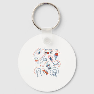Liberal 4th Of July Subtle Message Resist Trump Pa Key Ring