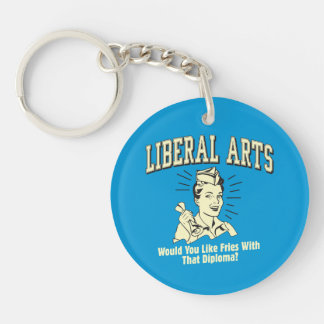Liberal Arts: Like Fries With Diploma Key Ring