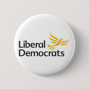 Liberal Democrats Button Badge