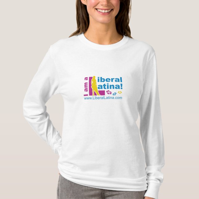 Liberal Latina Plus Size T-Shirt (Front)