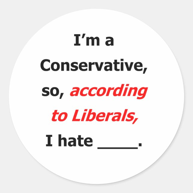 Liberal Lies Stickers (Front)