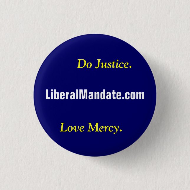 Liberal Mandate Button (Front)