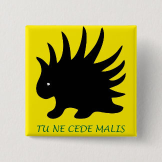 Liberal Porcupine Button- M4 15 Cm Square Badge