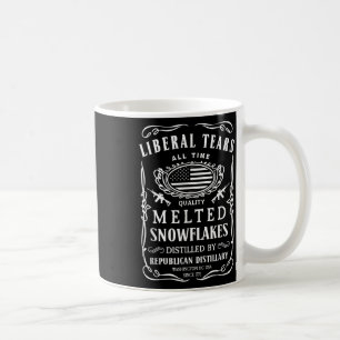 Liberal Tears Shirt Funny Republican Conservative Coffee Mug