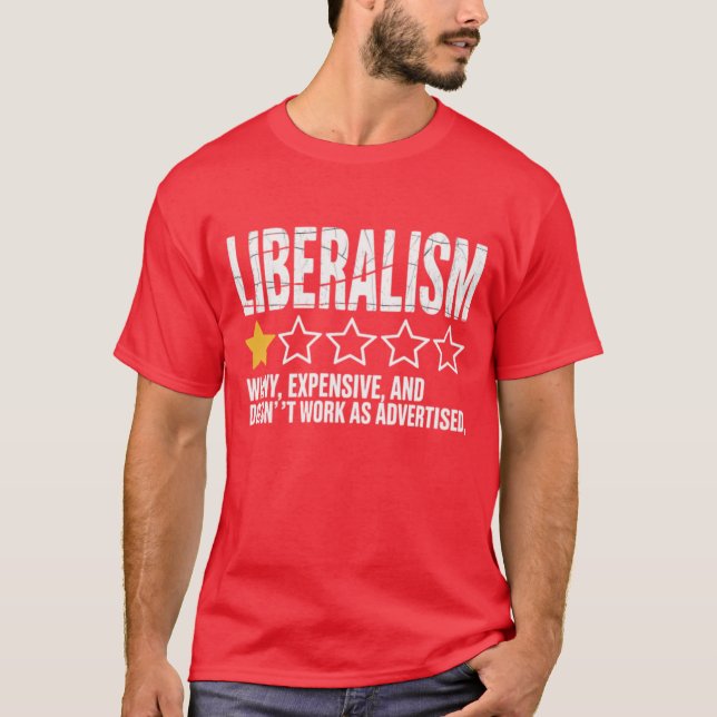 Liberalism Whiny, Expensive, And Doesn't Work As A T-Shirt (Front)