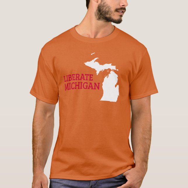 Liberate Michigan 3 T-Shirt (Front)