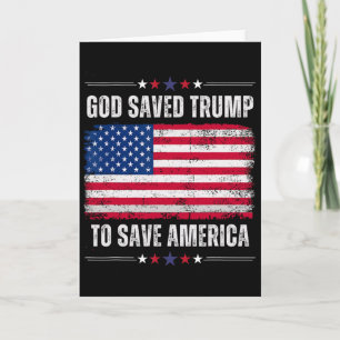 Liberation Day God Saved Trump So He Could Save Am Card