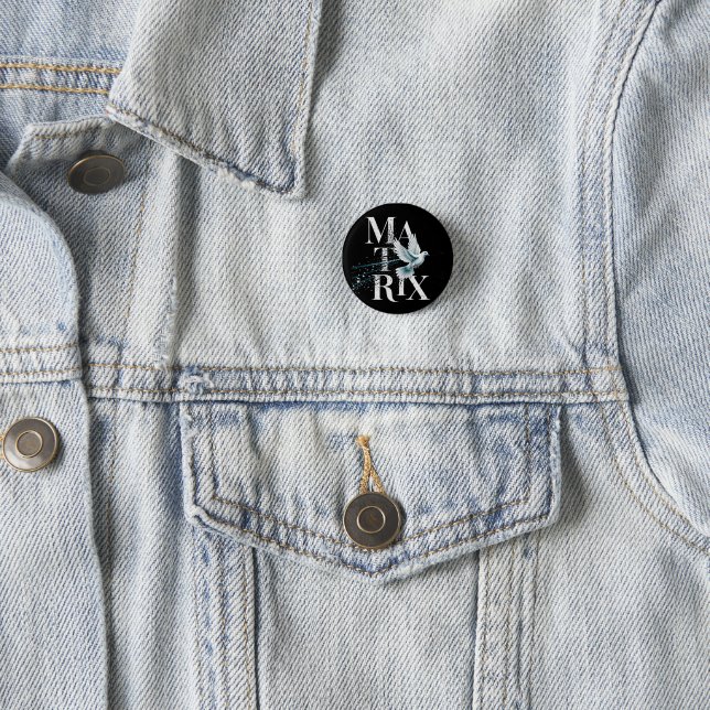  Liberation from the Matrix 3 Cm Round Badge (In Situ)