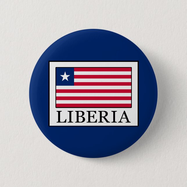 Liberia 6 Cm Round Badge (Front)