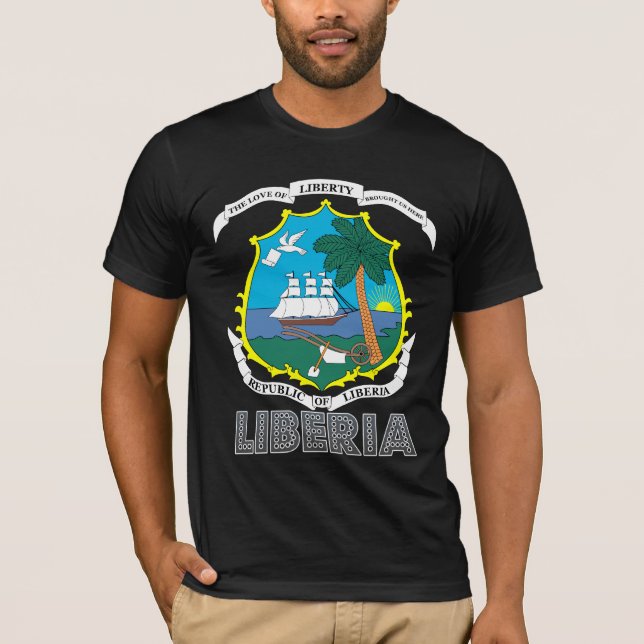 Liberia Coat of Arms T-Shirt (Front)