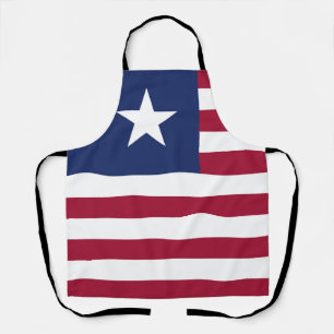 Liberia flag apron