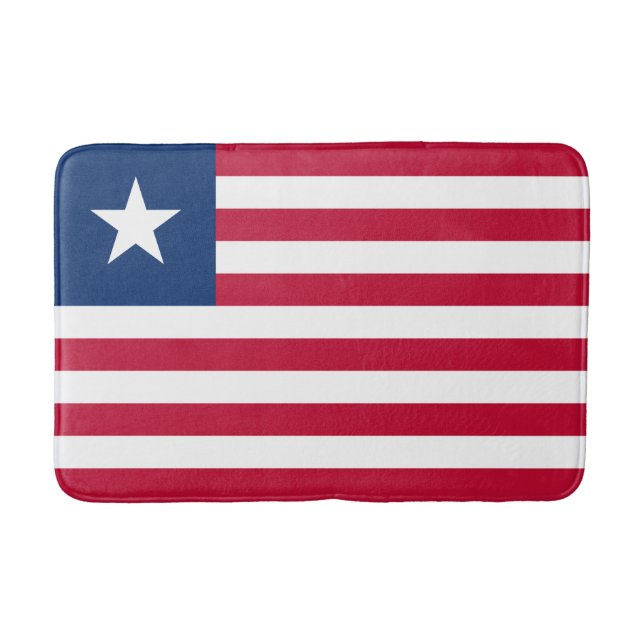 Liberia Flag Bath Mat (Front)