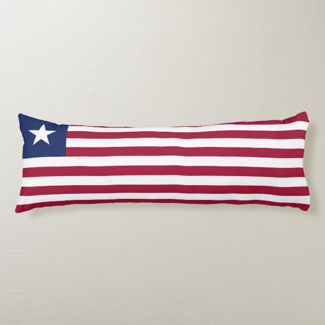 Liberia flag body cushion (Front)