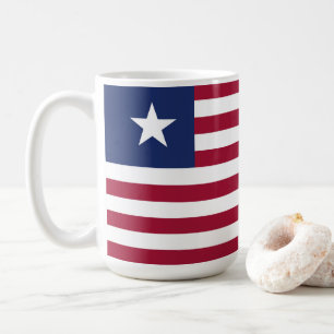 Liberia flag coffee mug